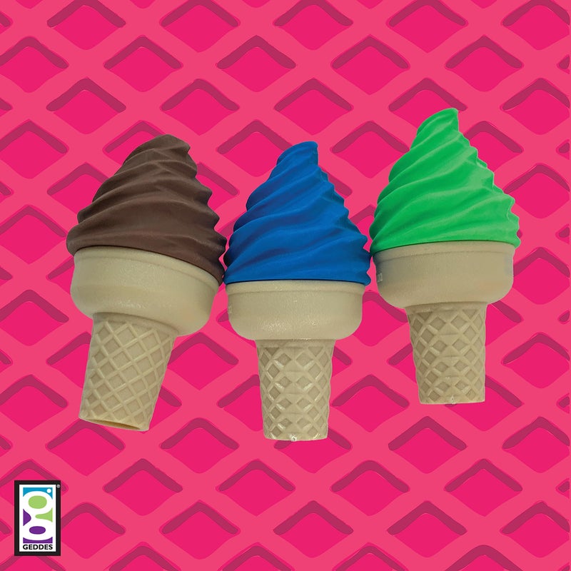 Geddes Raymond Geddes Ice Cream Shoppe Scented Erasers For Kids & Sharpener (Pack of 24) - Image 2